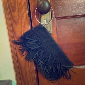 Fringe wristlet
